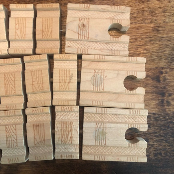 Lot of 3 Wooden Railway Straight Wacky Tracks Thomas Friends Bendable Curve - Picture 5 of 6